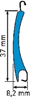 Roma Alumino 37 protect, Aluminium Rolladen 37x8,2mm