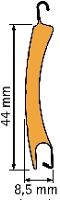 Roma Alumino 44, Aluminium Rolladen 44x8,5 mm, konfektioniert