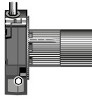 Somfy LT50 NHK Kompakt, Rolladenmotor mit Nothandgetriebe